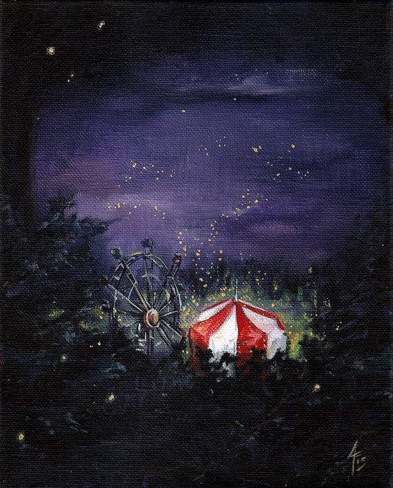 Circus Tent Painting at PaintingValley.com | Explore collection of ...