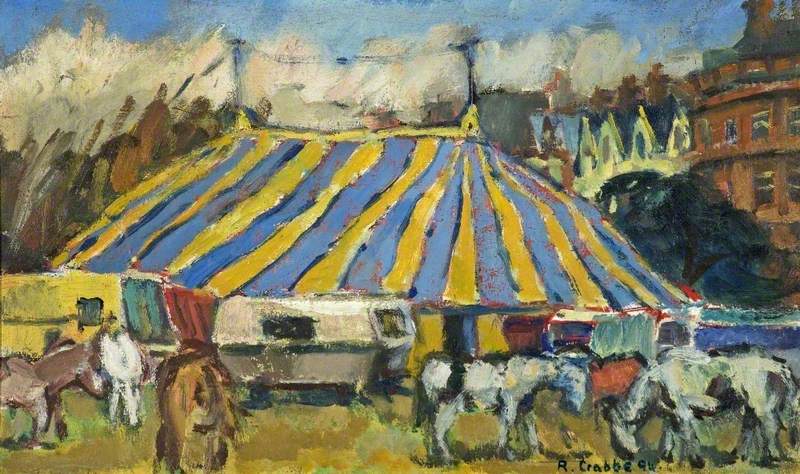 800x474 Striped Circus Tent Art Uk - Circus Tent Painting