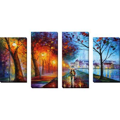 City By The Lake Painting at PaintingValley.com | Explore collection of ...