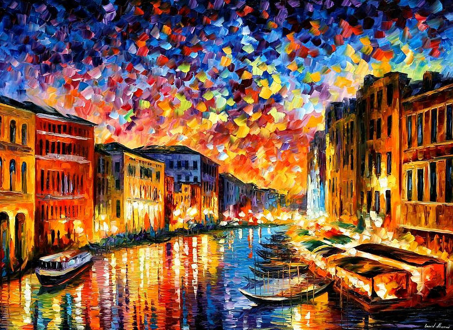 900x657 Venice Grand Canal - City Landscape Painting