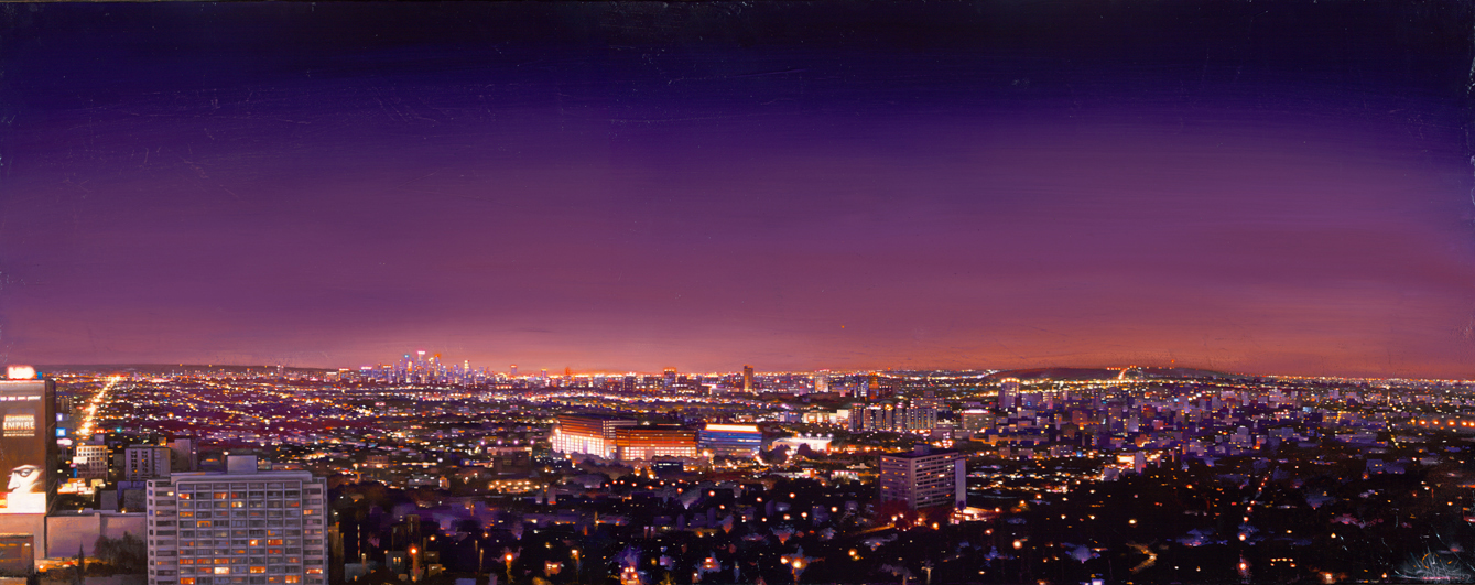 1339x531 Saber New Painting - City Lights Painting