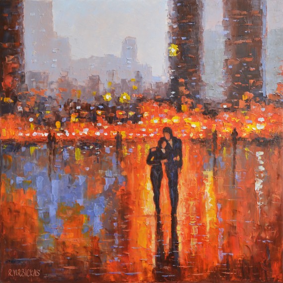 570x571 Buy In The City Lights - City Lights Painting