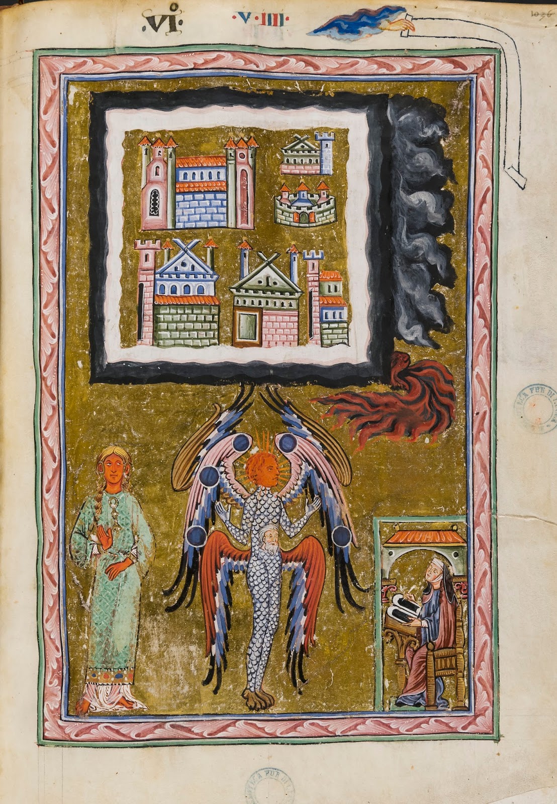 1108x1600 Hildegard Von Bingen - City Of God Painting