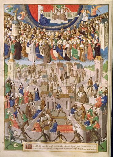 369x512 St. Augustine's Two Cities Then And Now Stormfields - City Of God Painting