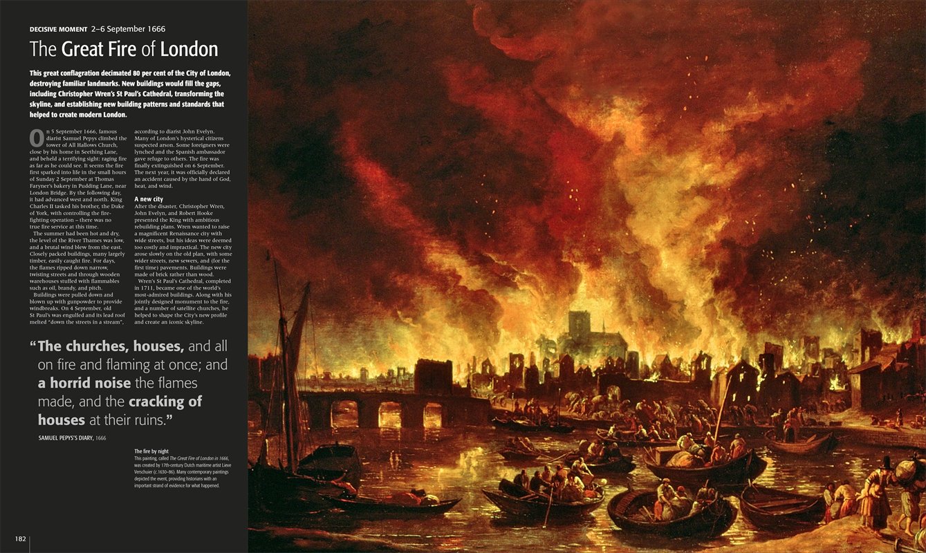 1339x800 History Of Britain And Ireland Dk 9781465417701 Books - City On Fire Painting