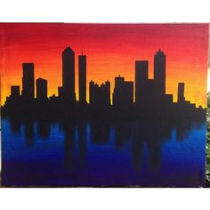 236x236 21 Best Paint Nite Paintings - City Skyline Painting