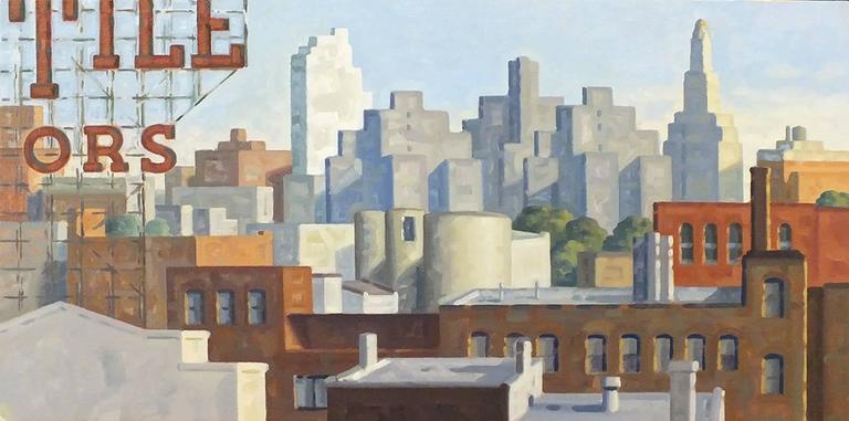 768x381 Robert Goldstrom - Cityscape Oil Painting