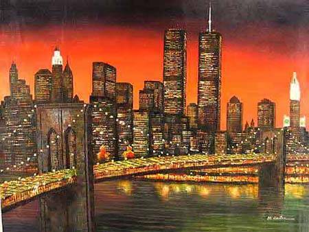 450x338 Cityscape Paintings 3,cityscape Painting,sinoorigin - Cityscape Painting