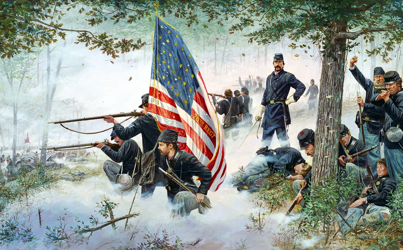 Civil War Battle Painting at PaintingValley.com | Explore collection of ...