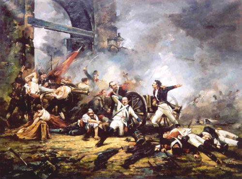 500x370 Oil Paintings Frames - Civil War Oil Painting