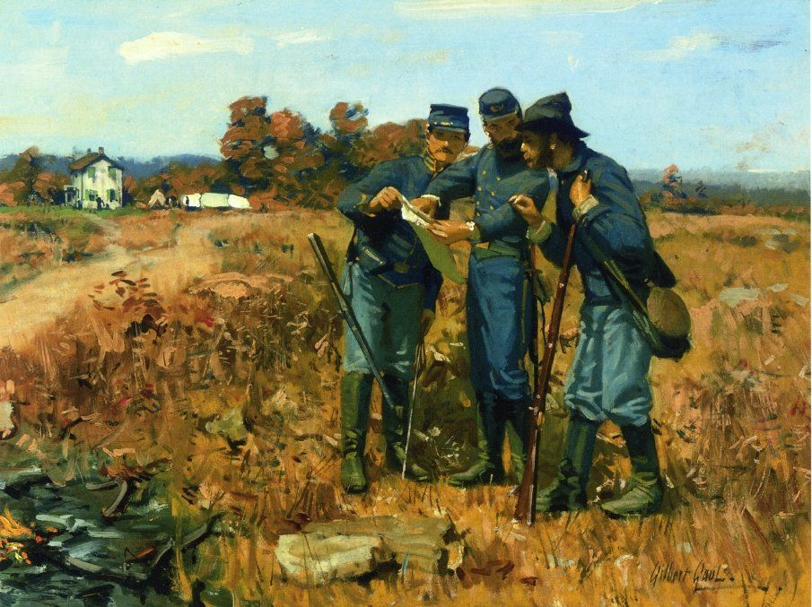905x677 Pages From The Ma Album 1921 Painting Sandor Bortnyik Oil - Civil War Oil Painting