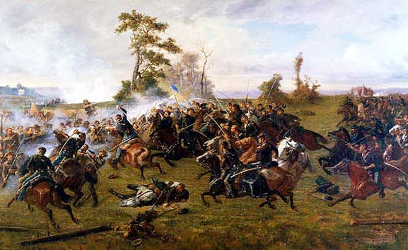 Civil War Oil Painting at PaintingValley.com | Explore collection of ...