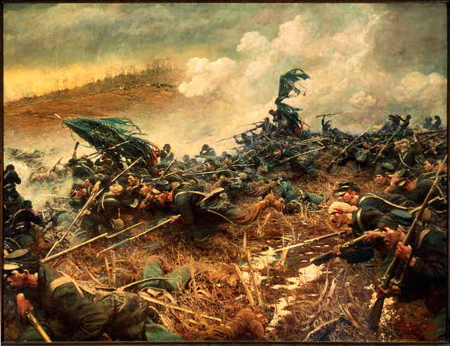 640x492 Argument Erupts Over Civil War Art - Civil War Painting