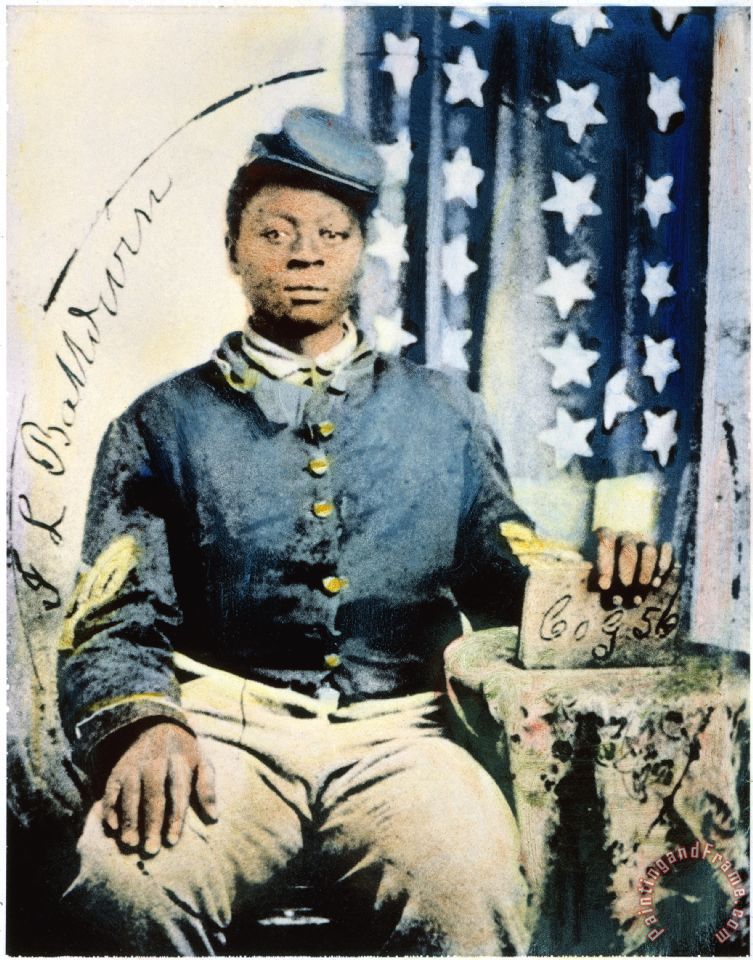 753x960 Others Civil War Black Soldier Painting - Civil War Soldier Painting