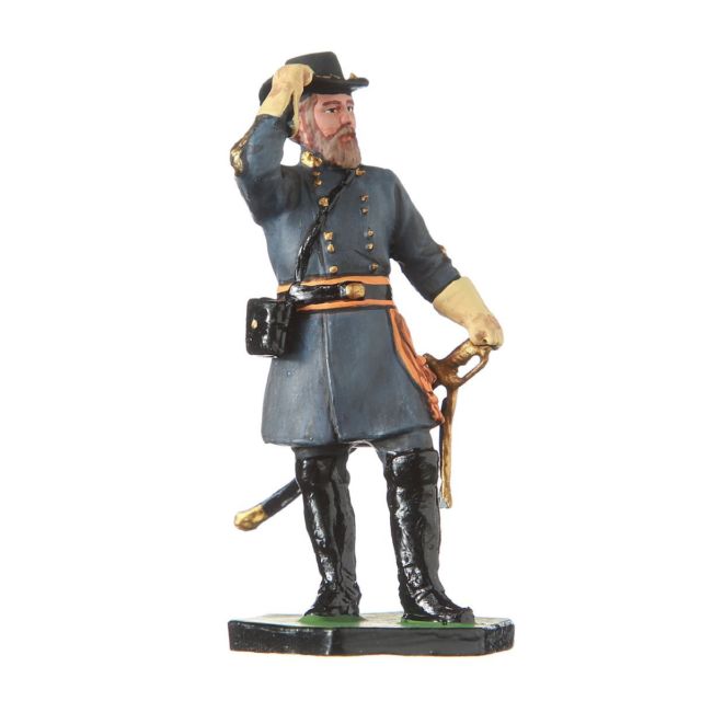 640x640 Tin Toy Soldier Civil War Confederate General Longstreet 54mm Hand - Civil War Soldier Painting