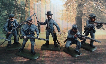 427x257 Hand Painted Miniature Soldiers, For Battlefield Or Collectors - Civil War Soldier Painting