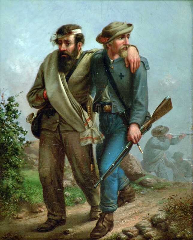 644x800 Center Of Military History An Essential Resource Poore Boys In Gray - Civil War Soldier Painting