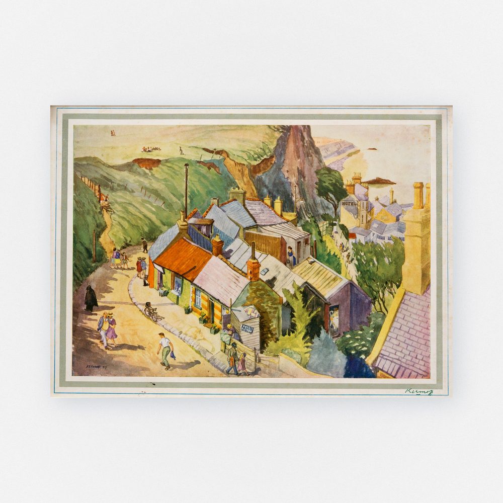 1000x1000 Harry Kernoff The Old Claddagh Galway 1933 Jackie Ryan Art - Claddagh Painting