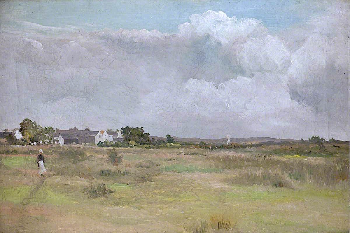 1200x800 Sulby Claddagh Painting John Miller Nicholson Oil Paintings - Claddagh Painting