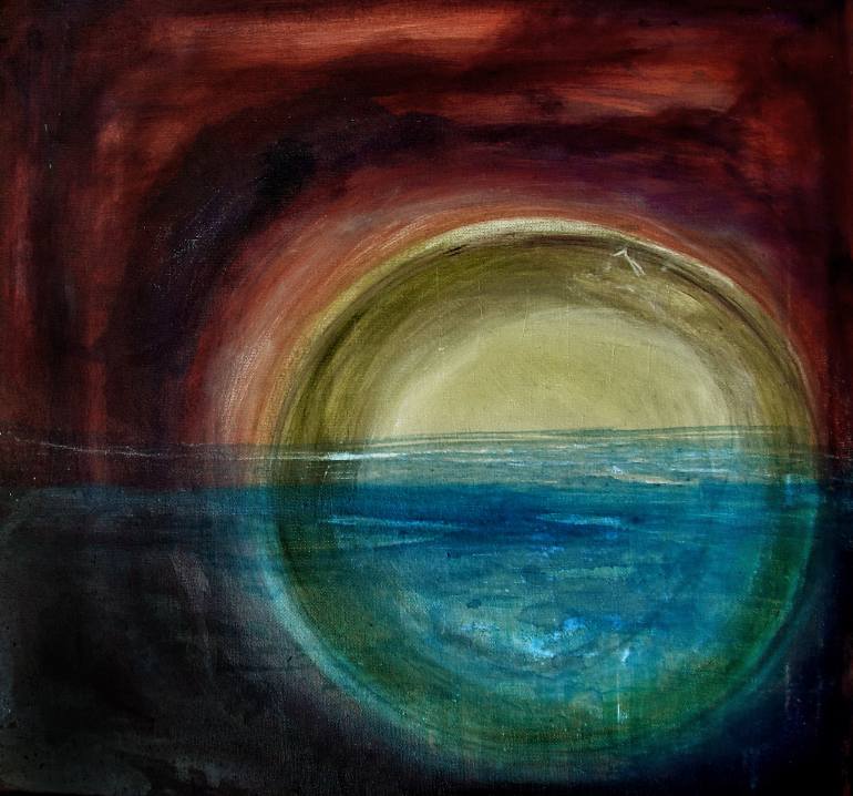 770x718 Saatchi Art Clair De Lune Painting By Paula - Clair De Lune Painting