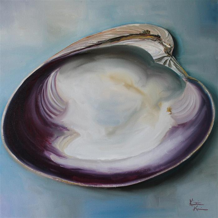700x700 Kristine Kainer Art - Clam Painting