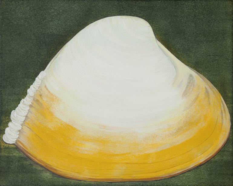 770x615 Saatchi Art Curled Clam Painting By Bennie Reilly - Clam Painting