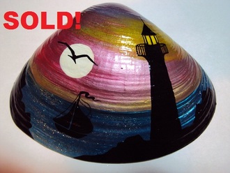 330x248 Painted Clam Shells - Clam Shell Painting