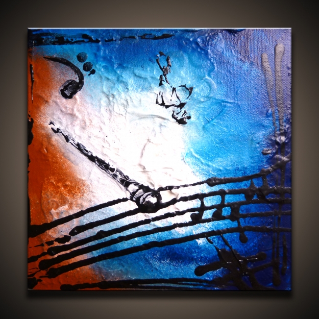 625x625 Contemporary Abstract Paintings Online Videos - Clarinet Painting