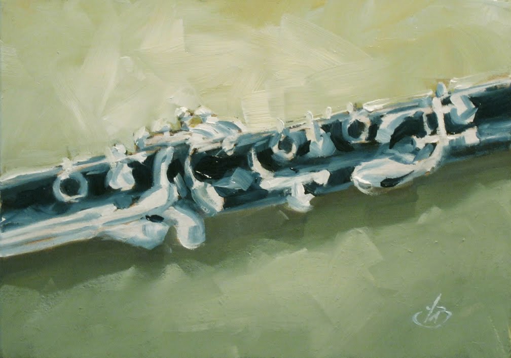 1008x706 Tom Brown Fine Art Clarinet Painting By Tom Brown - Clarinet Painting