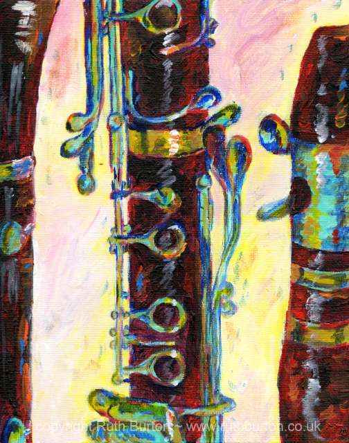 504x640 Watermark 20100608 Clarinette 640 Craft Canvas - Clarinet Painting