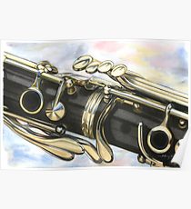 210x230 Clarinet Painting Amp Mixed Media Posters Redbubble - Clarinet Painting