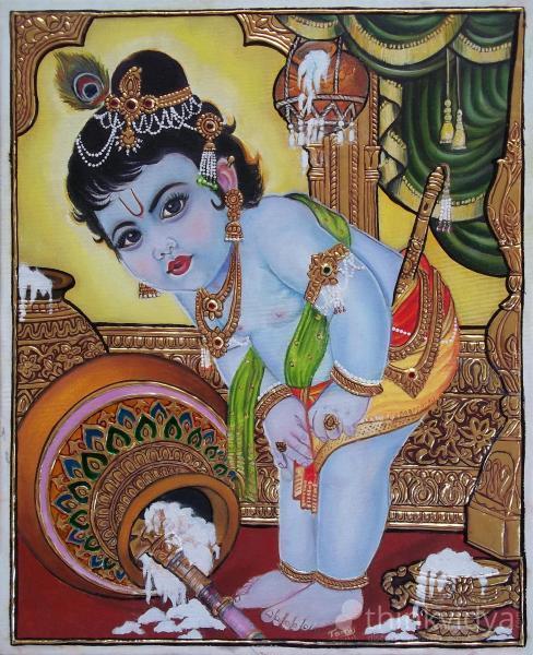 488x600 Tanjore Painting Class In Bangalore - Class Painting