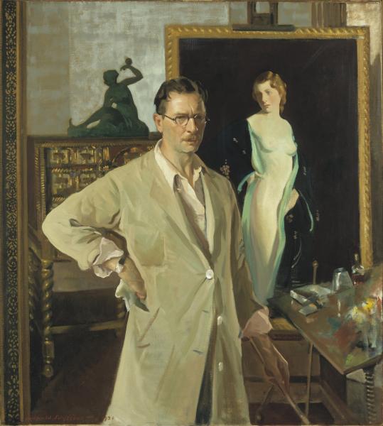 539x600 In My Studio Smithsonian American Art Museum - Classic American Painting