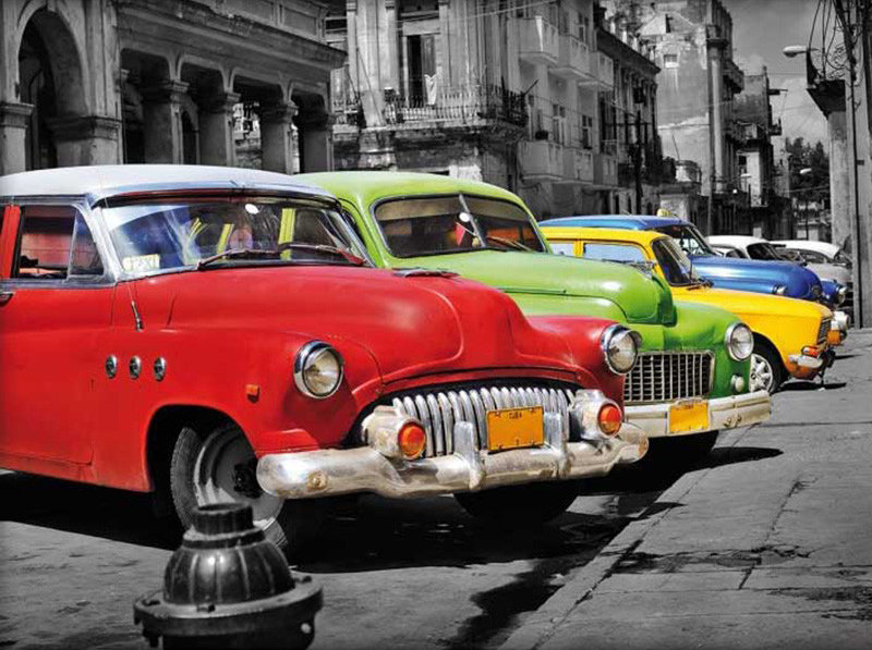 800x597 Classic Cars Diamond Painting Embroidery Kit 5d Diamond Embroidery - Classic Car Painting