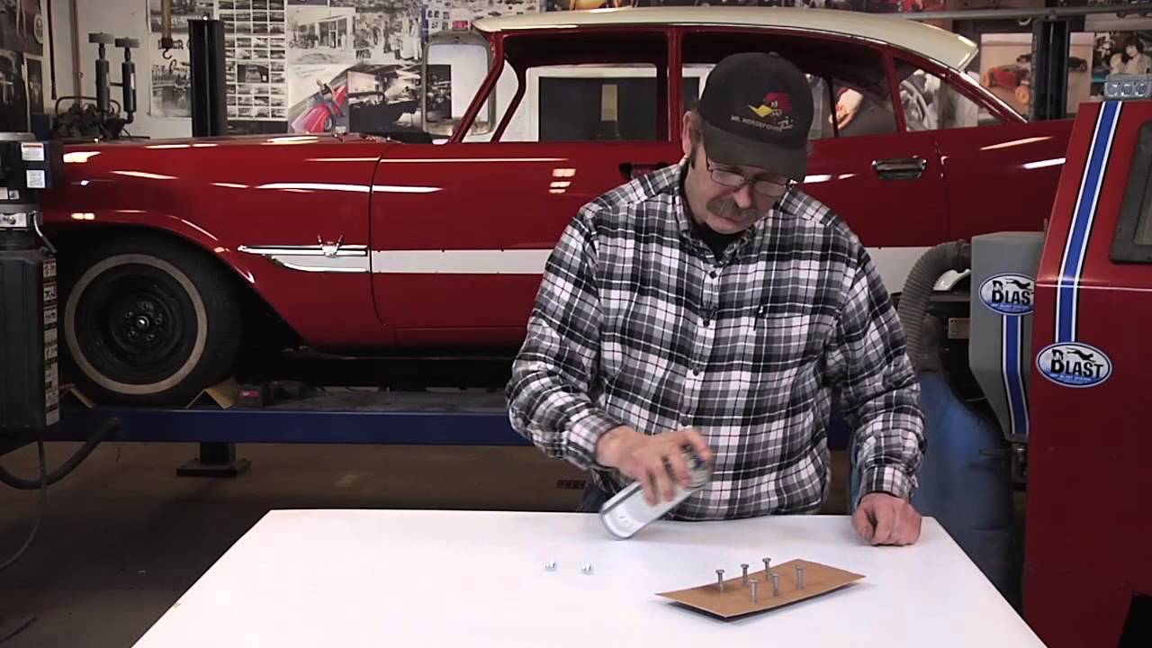 1280x720 Classic Car Painting Tips Fastener Painting With Cardboard - Classic Car Painting