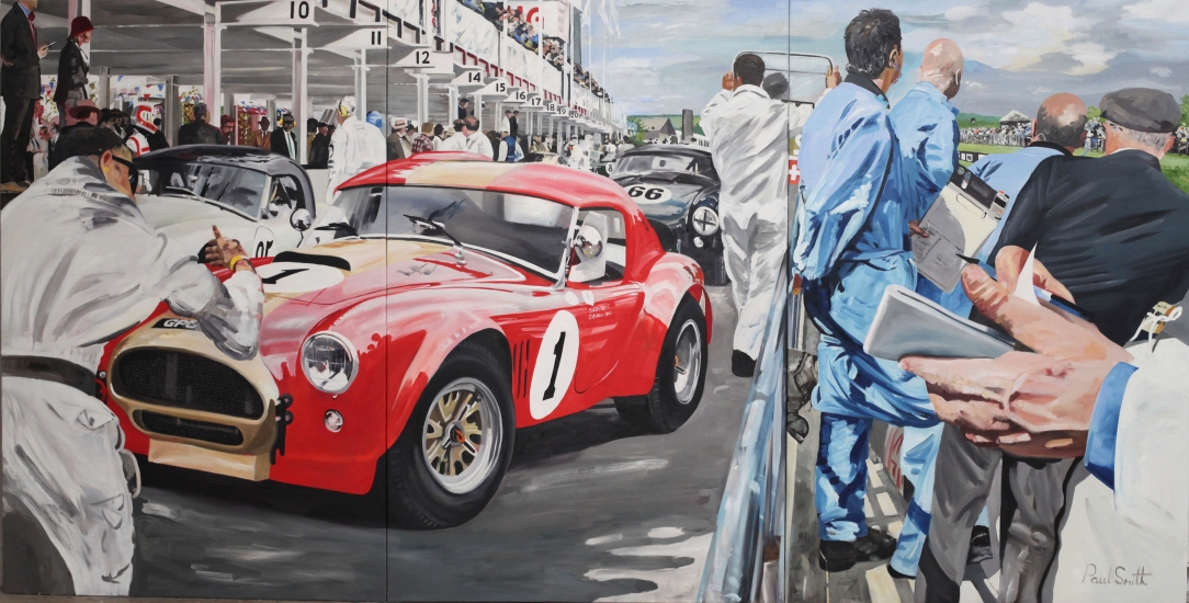 1084x550 Classic Car Paintings Paul Smith Artist - Classic Car Painting