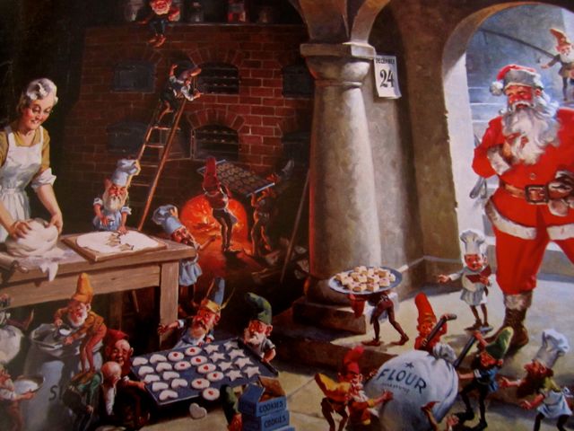 640x480 Twas The Night Before Georgetown Elementary Art Blog - Classic Christmas Painting