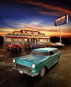 250x306 Bright Baum - Classic Diner Painting