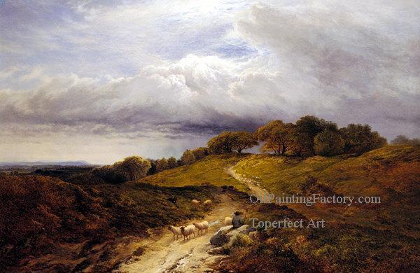 600x390 Oil Paintings Of 4sla0019d Classical Landscape Art For Sale By Artists - Classic Landscape Painting