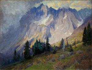 300x229 Classic Landscapes By Colorado Artist Charles Partridge Adams - Classic Landscape Painting