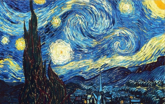 640x404 Oil Painting Classic Landscape Painting On Canvas Van Gogh Canvas - Classic Landscape Painting Images