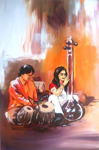 332x500 Indin Concert Classic Painting, - Classic Painting
