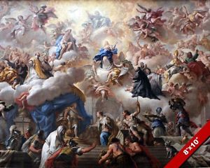 300x240 Triumph Of The Immaculate Painting Epic Classic Christian Art Real - Classic Painting
