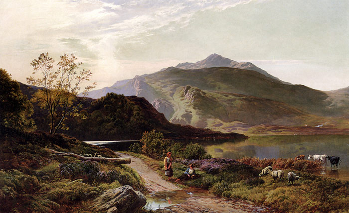 700x428 A Rest On The Roadside, 1861 - Classic Painting
