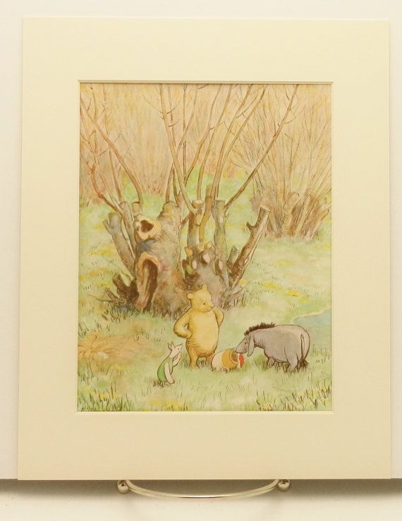 570x738 The 131 Best Vintage Pooh Bear Nursery Images On Baby - Classic Winnie The Pooh Painting