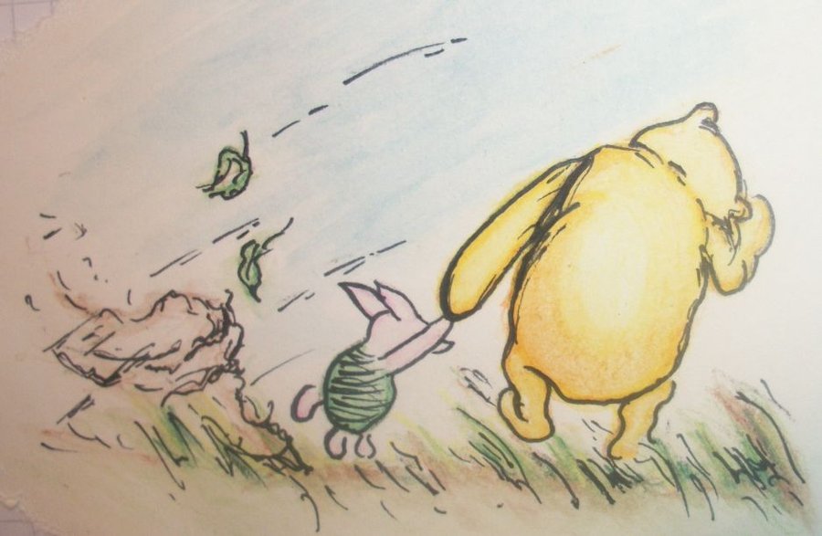 900x587 Winnie The Pooh, Classic By Leon2137 - Classic Winnie The Pooh Painting