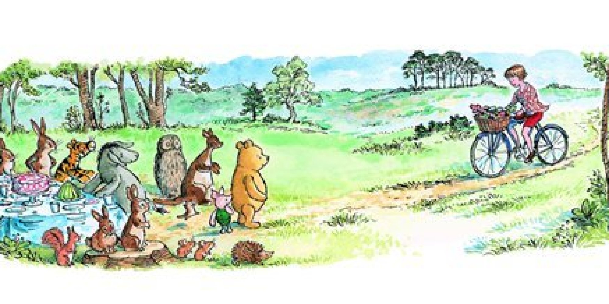Classic Winnie The Pooh Painting At Paintingvalleycom