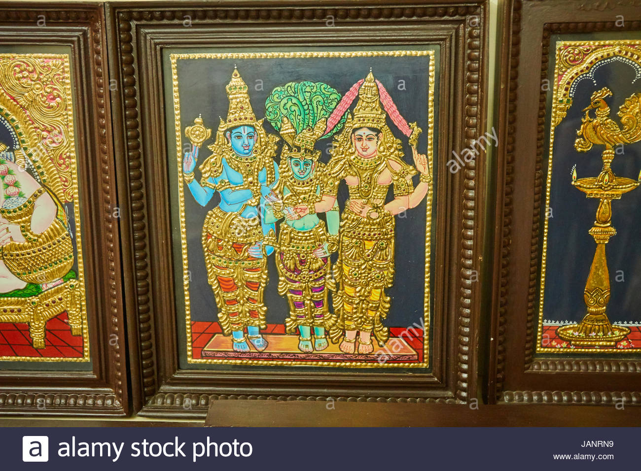1300x956 Thanjavur Painting Is A Classical South Indian Painting Style - Classical Style Painting
