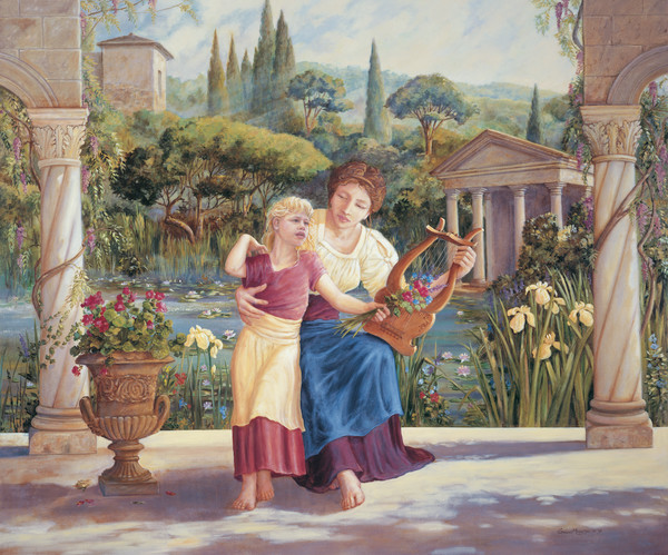 600x499 Classical Style Mural Painting Gordon Meggison Iv - Classical Style Painting