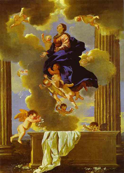 425x590 Famous Paintings The Assumption Of The Virgin The Masterpiece - Classicism Painting